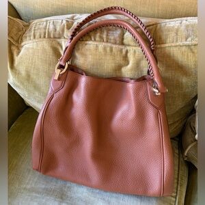 DVF Diane von Furstenberg Brown Leather Shoulder Bag Tote